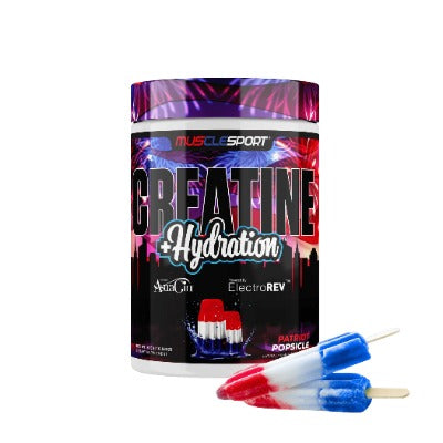 Envase de Muscle Sport Creatine + Hydration de 300 g